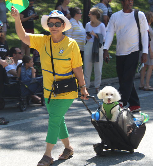 Parade of Flags at 2019 Cleveland One World Day - Brazil